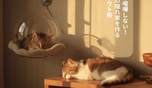 多頭飼いでも喧嘩しない！狭い部屋で猫の隠れ家を作るレイアウト術【2026】