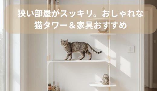 【2026最新】賃貸でも壁を傷めない！おしゃれな猫収納＆キャットタワーおすすめ10選